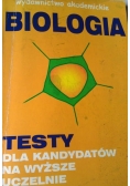 Biologia testy dla kandydatów
