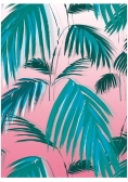 Karnet B6 z kopertą Sunset Palms
