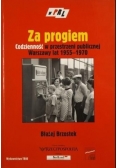 Za progiem. Codzienność w przestrzeni publicznej Warszawy lat 1955-1970