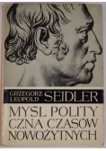 Seidler Grzegorz Leopold - Myśl polityczna czasów nowożytnych