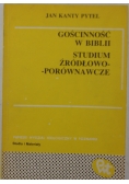 Gościnność w biblii studium zródłowo-porównawcze