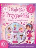 Najlepsze przyjaciółki Ksiażka z łamigłówkami 6 naklejek 3D