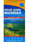 Wielkie Jeziora Mazurskie mapa turystyczna
