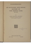 An Economic and Social History of the Middle Ages, 1928 r.