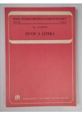 Duch a litera