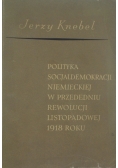 Polityka socjaldemokracji niemieckiej w przededniu rewolucji listopadowej 1918 roku