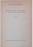 Równania całkowe i ich zastosowania, tom II