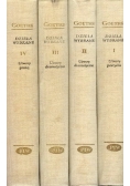 Goethe Dzieła wybrane tom I-IV