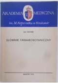 Słownik farmakobotaniczny