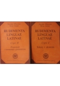Rudimenta Linguae Latinae , część 1 i 2