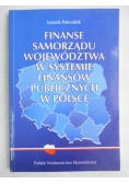 Finanse samorządu województwa w systemie finansów publicznych w Polsce