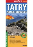 Tatry Polskie i Słowackie mapa turystyczna 1:55 000