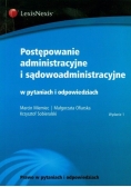 Postępowanie administracyjne i sądowoadministracyjne
