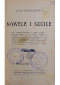 Nowele i szkice, 1921 r.