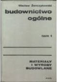 Budownictwo ogólne, tom I