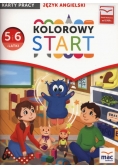 Kolorowy start 5 i 6 - latki Język angielski Karty pracy