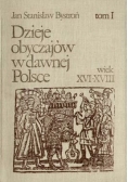 Dzieje obyczajów w dawnej Polsce wiek XVI-XVIII, Tom I