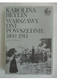 Warszawy dni powszednie 1800-1914