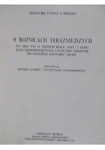 O różnicach teraźniejszych