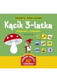 Mądry Maluszek Kącik 3-latka Książeczka z nalepkami