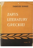 Zarys literatury greckiej  Tom II