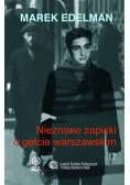 Nieznane zapiski o getcie warszawskim