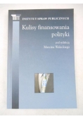 Kulisy finansowania polityki