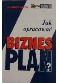 Jak opracować bizes- plan?