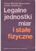 Legalne jednostki miar i stałe fizyczne
