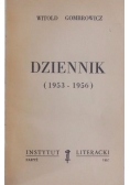 Dziennik (1953-1956), autograf