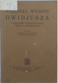 Wiązanka wierszy Owidjusza, 1927 r