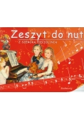 Zeszyt do nut z szeroką pięciolinią