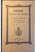 Statystyka miasta Krakowa reprint z 1887 r