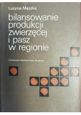 Bilansowanie produkcji zwierzęcej i pasz w regionie