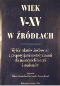 Wiek V-XV w źródłach