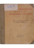 Życie wewnętrzne według nauk i życia Św. Magdaleny Zofji Barat, 1935 r.