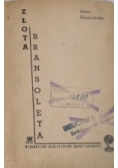 Złota bransoleta
