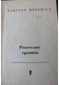 Przerwany egzamin