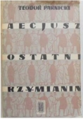 Aecjusz, ostatni rzymianin