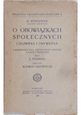 O Obowiązkach Społecznych Człowieka i Obywatela,1906r.
