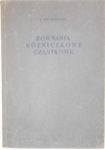 Równania różniczkowe cząstkowe