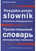 Rosyjsko-polski słownik homonimów międzyjęzykowych