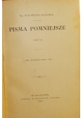 Pisma pomniejsze, 1894 r.