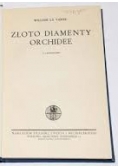 Złoto diamenty orchidee