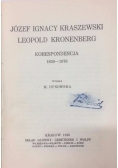 Korespondencja 1859-1876, 1929 r.