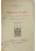 Sponsa Verbi La Vierge consacree au Christ, 1923 r.