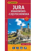 Jura Krakowsko-Częstochowska mapa turystyczna 1:50 000