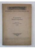 O poprawie Rzeczypospolitej