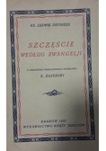 Szczęście według ewangelji, 1927 r.