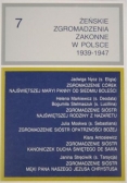 Żeńskie zgromadzenia zakonne w Polsce 1939-1947, TOM VII